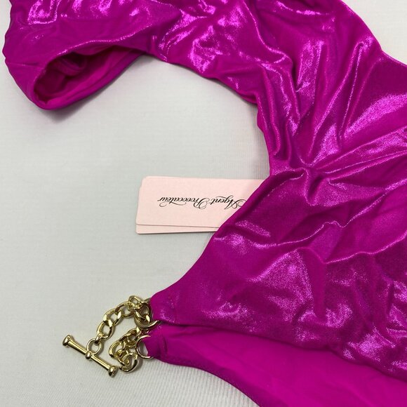 Agent Provocateur Antronella Pink Gold Swimsuit NWT $285 - Picture 5 of 9